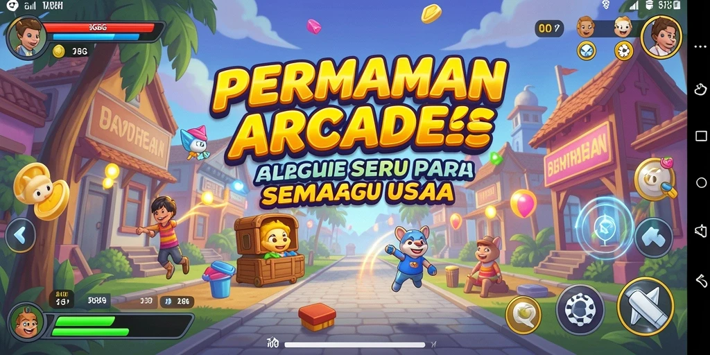Tampilan gameplay seru dari 8G8G dengan tantangan yang mendebarkan.