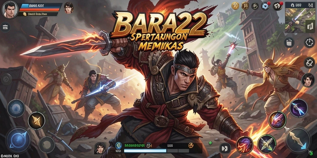 Gameplay intens dan penuh strategi dari BARA22.