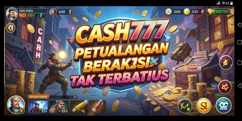 Tampilkan gameplay aksi mendebarkan dari CASH777.