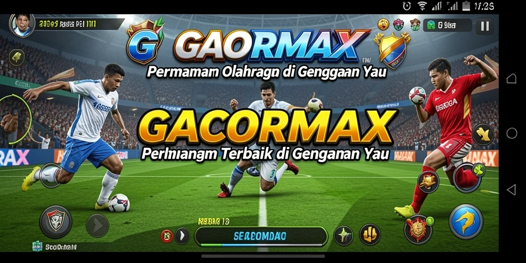 Tampilan gameplay inti GACORMAX yang seru dan mendebarkan.