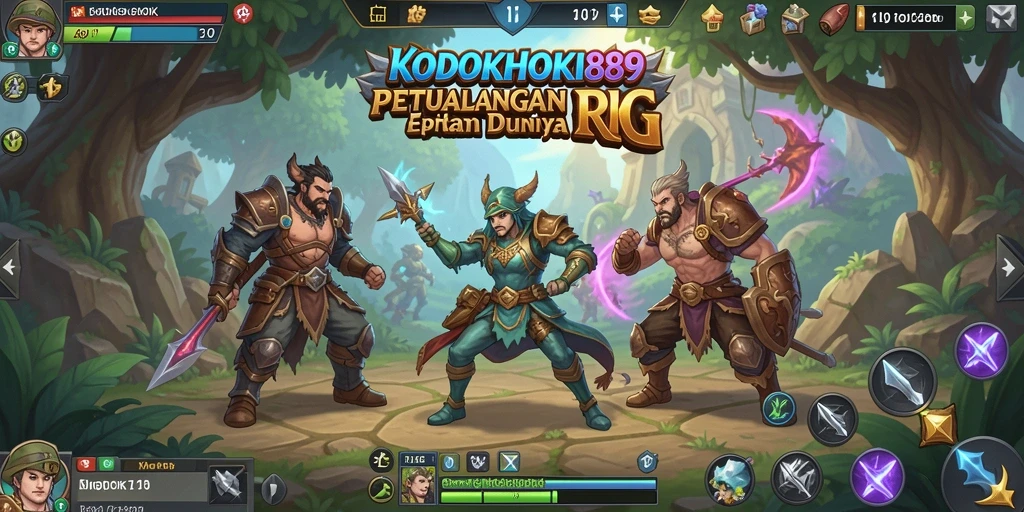 Tampilan gameplay KODOKHOKI889 yang menegangkan dan penuh aksi.