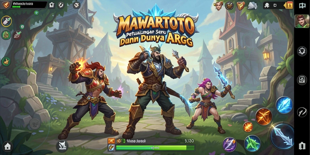 Tampilan gameplay seru dalam petualangan MAWARTOTO.