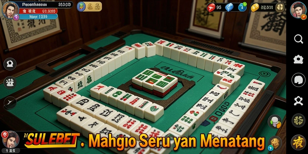 Tampilan permainan Mahjong yang menarik di SULEBET.